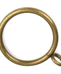 Antique Brass Curtain Rings With Eyelets For Up To One Point Two Inch Curtain Rods Set Of 30 Dope Heavy Duty Steel Drapery Rings