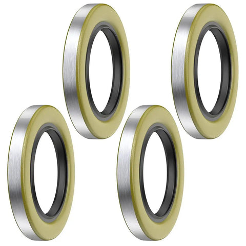 4 Pack 10 36 Lot Of 4 Double Lip Grease Seals 2.25 By 3.376 Inch For Trailer Hub Bearings Protection Fits Dexter 010 036 00