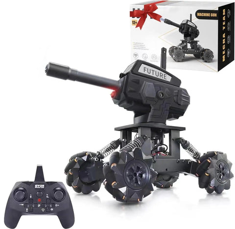 360 Degree Drifting RC Tank Kit For Teens And Beginners, Hands On STEM Robot Project with remote and packaging