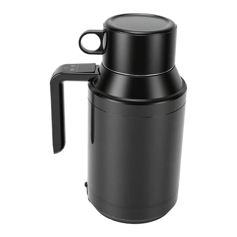 Portable 1300Ml Car Electric Kettle 12V And 24V Plug Fast Hot Water Boiler designed for brewing coffee and tea in vehicles.