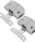 Beefy Heavy Duty Stainless Steel Glass Door Hinge For 8-9mm Glass Doors And Cabinets, Wear Resistant Pivot Hinge With High Load-Bearing Capacity For Commercial Use And Easy Quick Install Cabinet And Glass Door Hardware, two-piece close-up