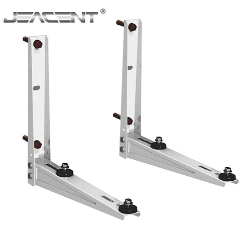 Beefy Mini Split Bracket For Ductless Air Conditioner Wall Mount Supports 7000 To 15000 BTU Galvanized Steel With Epoxy Finish