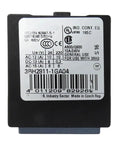 Heavy Duty 4 Normally Closed Auxiliary Contact For Industrial Control Relay Assembly rated 10 Amp at 690 Volt AC, detail view of label.