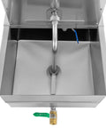 Top Tier 550W Commercial Fryer Oil Filter Machine Hella Efficient Design Kicks Heavy Grease Buildup Swiftly Badass Performance For Bustling Restaurants Portable Stainless Steel Deep Fry Strainer Cart showing interior steel tank and filtration system.