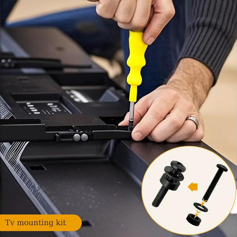 TV Mount Hardware Kit With M4 M5 M6 M8 Screws And Spacers For VESA Compatible TVs And Monitors Up To 80 Inches installation