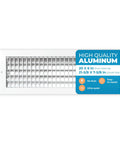 No Hassle Duct Opening Heater Vent Deflector Wall Grille With Adjustable Front Blades White Premium Rustproof Register