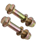 Beefy Lower Shock Bolt Kit With Shoulder Bolts And Flanges For Front Lower Shock Mount Replacement Hardware Set Heavy Duty Suspension Upgrade Includes Two Shoulder Bolts And Two Flanges For Solid Reliable Mounting On Both Sides. M14x1.5 10.9 alloy steel bolts shown