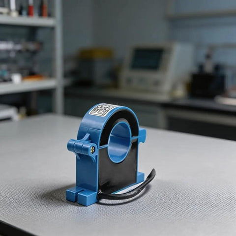 Heavy Duty Split Core Current Transformer 100A To 1000A on surface, showcasing durable ABS shell and screw lock clamp.