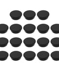 18 Pack T Shaped Silicone Plugs 41.3mm Diameter Snap In Hole Seals Round Rubber Stoppers Black for 40 To 41.3mm Holes