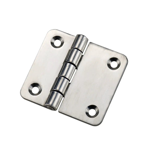Flush Opening Asymmetric 304 Stainless Steel Hinge For Industrial Cabinet Doors, heavy duty, corrosion resistant, smooth operation.
