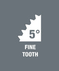Icon for Zyklop 8000 B SB Ratchet Five In One Fine Tooth Tool With Five Modes Low Return Angle Of Five Degrees Freely Pivoting Head