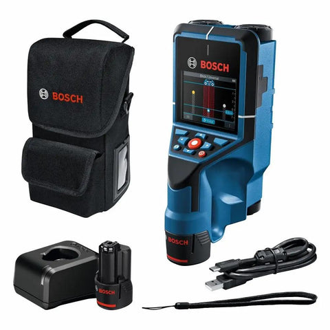 Professional Wall And Floor Stud Finder Scanner With Radar Technology For Nail On Accuracy In Detecting Wood Studs Metal Pipes And Live Wiring Featuring Four Material Views And High Contrast Lcd Display Offering A No Sweat Fix For Every Diy Project And