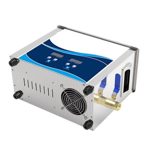 Badass Heavy Duty Digital Ultrasonic Cleaner With 6 5 Liter Tank 40 Khz Settings displaying control panel and stainless steel body.
