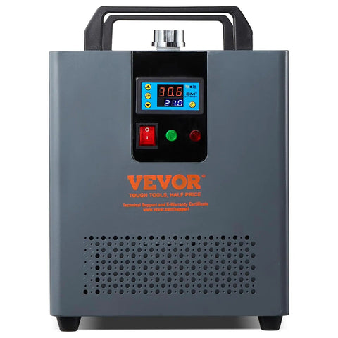 Badass Chill On Tap With This Heavy Duty Industrial Water Chiller tuned for CO2 laser cutters with digital display and controls.