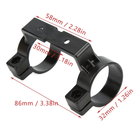 Grab And Go Electric Bicycle LCD Display Holder And Bike Instrument Bracket For LCD3U LCD8H LCD8HU Durable Plastic Mount Strong Practicability Secure Fit Quick Mount Ideal For Commuter E Bikes