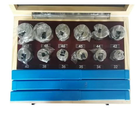 Top Shelf 21 Piece Keyway Puller Set HSS Steel Pusher Extractor Gear Removal Tool Kit For Hardcore Mechanics Who Gonna Need Some Badass Reliability On Jobsite Daily, detailed view of tool sizes and arrangement.