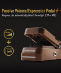 Passive Volume And Expression EXP Pedal For Guitar And Keys Mini 2 In 1 Volume And Expression Pedal With TRS Cable displayed.
