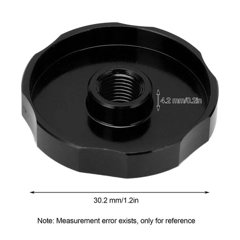 Beefy Aluminum Front Fork Cover With Suspension Cap And Air Chamber Shield for Mountain and Road Bikes in black shown from above