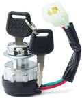 3 Way 3 Wire Rotary Push Button Ignition Switch Kit Replacement For Hammerhead SS150 GTS150 SS250 GTS250 LE150 Trailmaster 150cc 250cc Go Karts And American Sportworks 150cc Karts showing main switch and keys