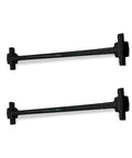 Beefy Heavy Duty Torque Rod Replacement 25.56 Inch Length 2 Pack for Peterbilt Trucks with Suspension Thrust Arm Upgrade Replacing TMR553 and C656002 Kit, black steel