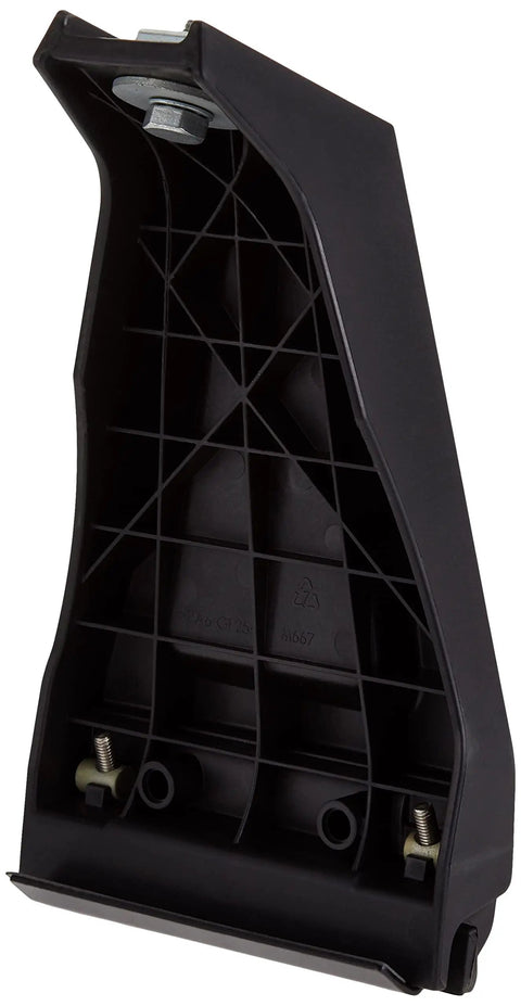 RL210DS8 Leg Kit For Roof Rack Systems, 150 mm leg height, sleek black design, side view