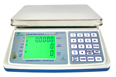 Mid Counting Scale With 66 Lb Capacity And 0.002 Lb Precision, Tough Stainless Steel Workhorse Built For Industrial And Commercial Use