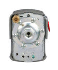 Front view of Air Compressor Pressure Switch With 125 Psi Set Off And 30 Psi Fixed Differential, 1/4 Inch Npsf Internal.