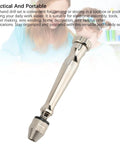 Pin Vise Hand Drill Kit With Aluminum Alloy Manual Small Drill on light background