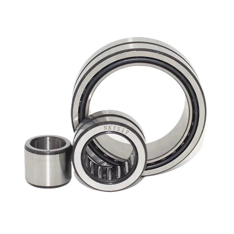 Rock Solid Needle Roller Bearing With Inner Ring NA4909 45X68X22mm Pre Lubricated Smooth Operator For Hydraulic Cylinders and Heavy Duty Machinery Top Shelf, showing three bearing components.