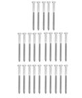 Heavy Duty 304 Stainless Steel Half Thread Hex Lag Screws Self Tapping Wood Screws For Carpentry And Wooden Structures In A2 70 Material Includes Multiple Sizes M6x80mm