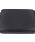 Top view of Satellite Hard Case With EVA Shell And Multi Compartment Organizer For Outdoor Travel And RV Dishes And Accessories Tough Protective Carrier With Easy Carry Handle For Simple No Fuss Transport.