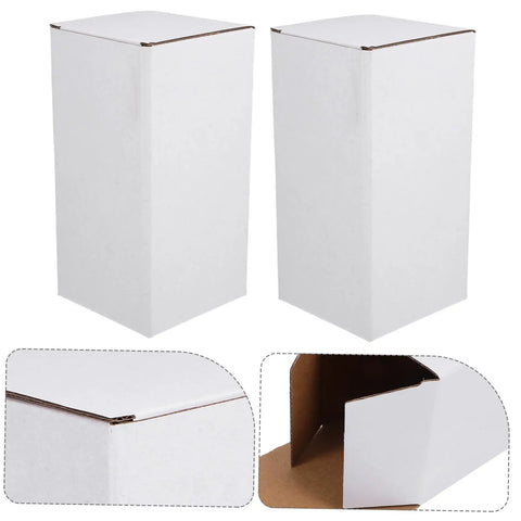White Corrugated Small Mailer Boxes Pack 10 Lightweight Shipping Boxes For Packaging And Mailing Durable Cardboard Boxes