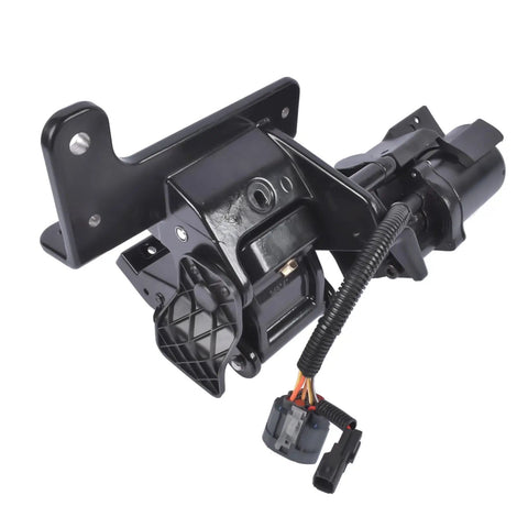 Top Shelf Right Power Running Step Motor Assembly Replacement For 2021 To 2025 Cadillac Escalade Suburban, black motor unit with wiring.