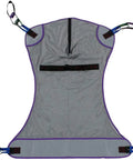 The Ultimate Patient Aid Full Body Mesh Sling For Safe And Effortless Bed To Wheelchair Transfers With Reinforced Straps - top view.