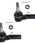 Front Wheel Bearing Hubs Kit With Outer Tie Rod Ends For 2009 2010 Dodge Ram 1500 And 2011 Ram 1500 5 Lug Models Includes 2 Hub Assemblies And 2 Outer Tie Rod Ends Replacement, showing outer tie rods and components.