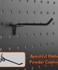 30 Pack Must Have 4 Inch Metal Pegboard Hooks Set Fits One Eighth Inch And One Quarter Inch Pegboards With One Inch Spacing Durable Steel Tool Hangers