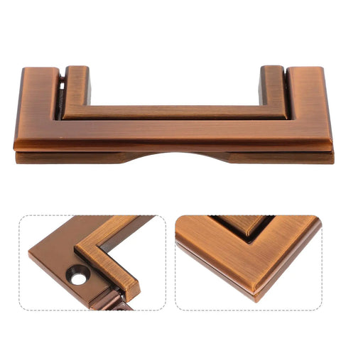 Hidden Drawer Pull Handles In Zinc Alloy Antique Brass Cabinet Pulls for modern furniture design