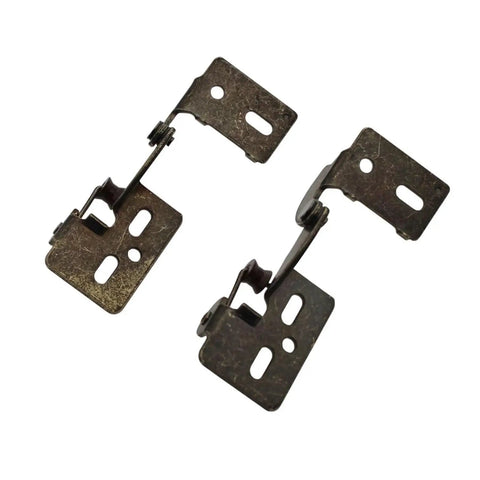 Beefy Sturdy Pair Of Antique Brass Knife Hinges With Half Inch Overlay For Five Eighths Inch Door Thickness Brown Finish Replacement Cabinet Hardware