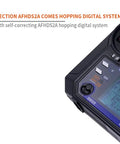 Top view of Six Channel 2.4GHz AFHDS 2A RC Transmitter And Receiver with display and correction system