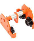 Manual Push Beam Trolley 2 Ton Built Tough Heavy Duty Alloy Steel For I Beam Adjustable 2.56 To 7.48 Inch Flange Width Dual Wheel Design