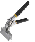 3 Inch Hand Seamer Tool for Sheet Metal Bending and Seaming with black handles, lightweight metal bender tool