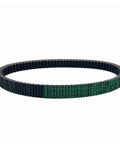 Heavy Duty Car V Drive Belt For Piaggio Vespa Aprilia Gilera Max Gts Nexus Mp3 Scooter, durable black and green design.