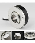 Rotary Encoder SE80T30 14 Bit Absolute Gray Code SSI Encoder, compact design, showing various angles and details