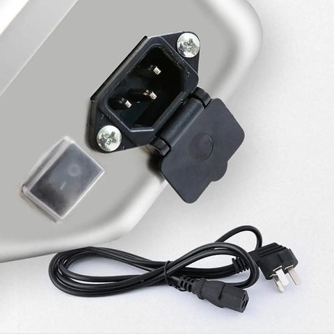 Power connection and cord for Heavy Duty Folding Platform Scale 660 Lbs Capacity Solid As Nails Design.