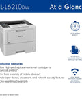 Office Printing Powerhouse Fast 50 Pages Per Minute Monochrome Laser Printer With Wireless Networking And Duplex Auto-Printing Packed With Advanced Security Features For High-Volume Business Tasks.