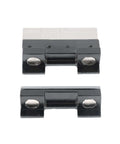 Magnetic Vise Mount Metal Brake Bender for DIY Metalworking and Small Box Fab 4 Inch Quick Release front and side view