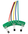 Badass 41F Hall Effect Sensor Board For 1000W To 2000W Brushless Motors On Electric Trikes detailed view of PCB with wires