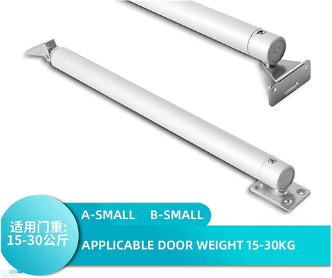 Heavy Duty Automatic Door Closer with Aluminum Alloy Body, Smooth Soft Close, Adjustable Closing Speed, holds up to 30kg