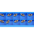 Carbide Tips Set For Lathe Turning Tools 10 Piece Boxed Set Pro Grade Heavy Duty For Finishing Semi Finishing And Roughing Steel