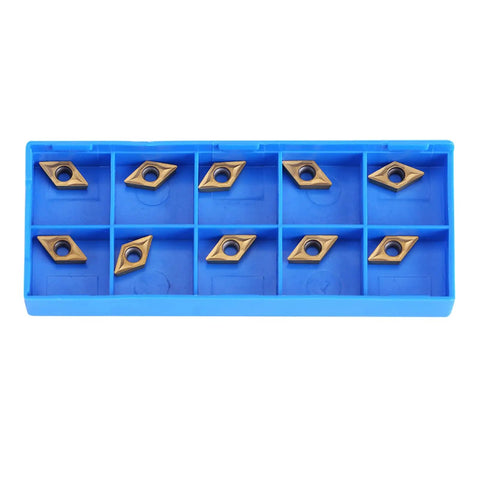 Carbide Tips Set For Lathe Turning Tools 10 Piece Boxed Set Pro Grade Heavy Duty For Finishing Semi Finishing And Roughing Steel
